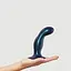 Фалоімітатор Strap-On-Me Dildo Plug Snaky M 15.3 см синій - мініатюра 2