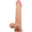 Фалоімітатор Pretty Love Sliding Skin Bendable 9.4'' 24 см тілесний - мініатюра 1