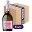 Упаковка игристого вина San Mare Lambrusco dell'Emilia Bianco белое полусладкое 4.5 л (0.75 л x 6 шт.) - миниатюра 1