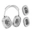 Бездротові навушники Hoco W58 headphones, ANC, BT5.4, 500mAh, 40-50h, Type-C, Smart Case, silver - мініатюра 3