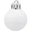 Комплект елочных шариков Chomik пластиковые 3 см белые 16 шт. (GIF2938) - миниатюра 2