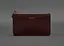 Шкіряна монетниця / міні-косметичка 3.0 бордова краст - мініатюра 1