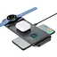 БЗП Hoco CQ6 Power 3-in-1 wireless fast charger (for Samsung Watch) Black - мініатюра 2