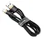 Кабель Baseus Cafule Cable for Lightning 1m CALKLF-BV1 (Gold/Black) (CALKLF-BV1) - мініатюра 1