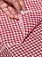 Скатертина в клітинку для столу Зефір 120х100 см (+ 2 серветки 30х40) Червона і Біла - мініатюра 9