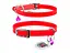 Ошейник для животных WAUDOG Glamour с QR паспортом Д 17-20 см красный (32753) - миниатюра 4