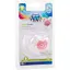 Пустышка Canpol babies Newborn baby силиконовая круглая 6-18 мес. розовая (22/563_pin) - миниатюра 3