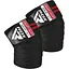 Бинти на коліна RDX GYM KNEE WRAP R11 BLACK/RED (WAH-KR11BR) - миниатюра 1