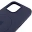 Чохол Epik Silicone Case Full Protective AA V2 with MagSafe для Apple iPhone 16 Pro 6.3 Темно-синій/Midnight blue - мініатюра 5
