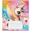 Зошит учнівський "Єдинороги" Leader 012-510065C-5 в косу лінію, 12 аркушів - мініатюра 1