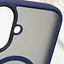 Чохол Epik TPU+PC Metal Buttons with MagSafe для Apple iPhone 16, 6.1 Синій - мініатюра 4