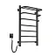 Электрическая Полотенцесушитель FORTIS 480х800 ЧЕРНЫЙ Sensor (Лева) - миниатюра 2