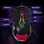Комп'ютерна мишка Onikuma дротова ігрова комп’ютерна C12 RGB підсвітка 800-6400 DPI 7 кнопок для ПК та ноутбука чорний - мініатюра 7