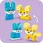 Конструктор LEGO DUPLO My First Чарівні творчі домашні улюбленці 3 в 1, 24 деталі (10477) - мініатюра 4