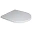 Сиденье для унитаза Mixxus Premium Seat Cover Ellipse-Bevel-Wave-2001 с микролифтом 463х361х MP6609, Белый - миниатюра 1