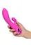Вібратор-кролик CalExotics Malibu Minx 20.8 см рожевий - мініатюра 8