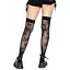 Чулки Leg Avenue 420 Net thigh highs Black - миниатюра 2