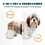 Фен-щетка для волос, 300 Вт для маленьких собак и кошек, фен для собак 2 в 1 с пуходеркой, портативный, защита от перегрева - миниатюра 6
