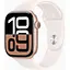 Смарт-годинник Apple Watch Series 10 GPS 46mm Rose Gold Alu. Case w. Light Blush Sport Band - M/L (MWWU3) - мініатюра 1