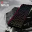 Клавіатура Ajazz NK68 Red switches Side Contour Black (NK68-R-S-B) - мініатюра 6