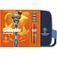 Подарунковий набір Gillette Fusion 5 UEFA Champions League Special Edition: станок для гоління з 4 змінними картриджами + Гель для гоління для чутливої шкіри 200 мл + косметичка - мініатюра 2
