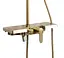 Душова система Rea Bravo brushed gold з виливом REA-P4121, Золотий - мініатюра 2