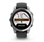 Смарт-годинник Garmin Fenix E 47mm AMOLED Stainless Steel with Black Silicone Band (010-03025-02) - мініатюра 2