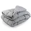 Уценка. Набор Руно Soft Line: одеяло 140х205 см + подушка 50х70 см серый (924.52_Soft Line) - миниатюра 2