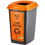 Бак сортувальний Planet для медикаментів 50 л антрацитово-помаранчевий (00-00020311) - мініатюра 1