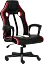 Геймерське крісло GT Racer чорне з білим та червоним (X-2301 Black/White/Red) - мініатюра 2