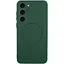 Чохол Silicone Cover Lakshmi Full Camera (AA) with MagFit для Samsung Galaxy S23 Зелений / Dark green - мініатюра 1