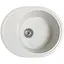 Гранітна кухонна мийка Romzha Voce Biela (101) з крилом - мініатюра 1