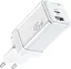 Зарядное устройство для Essager Zhiqi 45W GaN Travel Charger A+C евровилка белая - миниатюра 1