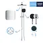 Душевая система Grohe QuickFix Vitalio Comfort 250 Cube 26698001, Хром - миниатюра 6