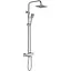 Душова система з термостатом Gappo G2499-40, вилив - перемикач на лійку, 3-функції, нержавіюча сталь - мініатюра 1