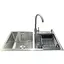 Комплект мийка + змішувач Romzha Arta U-730SDN (A) - мініатюра 2