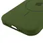Чохол Epik Silicone Case Full Protective AA with MagSafe для Apple iPhone 15, 6.1 Зелений/Dark Olive - мініатюра 5