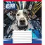 Тетрадь ученическая Собака в городе 024-560077L-1 в линию, 24 листа - миниатюра 1