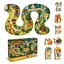 Детский пазл с деревянными фигурками "Кто живет в лесу?" DoDo Toys 300608, 16 элементов - миниатюра 2