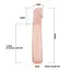 Насадка на пеніс SILICONE SLEEVE Baile BI-026206 99101 - мініатюра 6