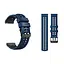 Ремінець силіконовий Tamister для годинника Sport 2 темно-синій з чорним 22 мм - мініатюра 3