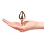 Анальная пробка Dorcel Diamond Plug S 7.1 см (золотой) - миниатюра 2