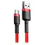 Кабель Baseus USB2.0AM-Type-C M, 2 м,(20V/3A), (60W) Червоний,CATKLF-C09 (CATKLF-C09) - мініатюра 1