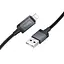 Дата кабель Hoco X118 Generous with display USB to Lightning 2.4A (1m) Black - мініатюра 3