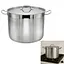 Каструля із нержавіючої сталі з кришкою 19 л, Zauberg Сірий 87113 - мініатюра 3