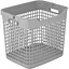 Корзина для белья Ardesto пластик PP 38x29.5x33 см 26 л серая (ARHC2402GG) - миниатюра 3