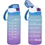 Пляшка для води Herevin PC-Double Coloured Blue 1 л (161646-160) - мініатюра 2