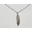 Срібне кольє Qvaliz Пір'їна. 908-00930 40 - мініатюра 2