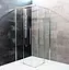 Душевая кабина Dusel DL194 Chrome 100x100, Универсальная, прозрачная, хром, 100x100 - миниатюра 10