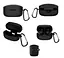Чехол-накладка DK Silicone Candy Friendly с карабином для Sony WF-1000XM4 (black) - миниатюра 6